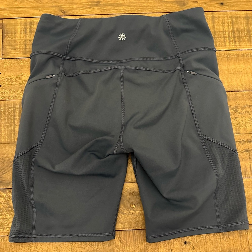 Athleta Navy Blue Contender 9” Running Shorts - Size Small - Picture 2 of 6